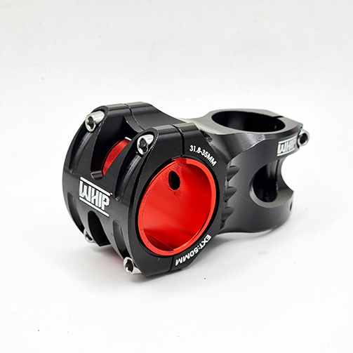 TEE WHIP ALEACION CNC LARGO 50MM CLAMP 31.8/35mm NEGRO DISPLAY WHIP