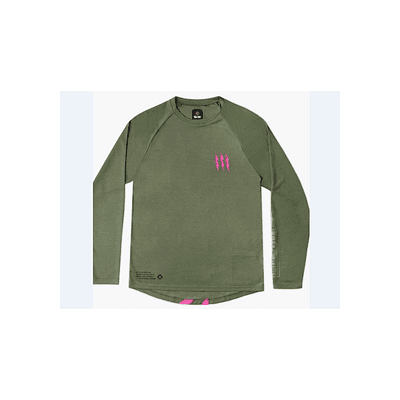 JERSEY MUC-OFF LONG SLEEVE RIDERS - GREEN T/L (20379) MUC-OFF