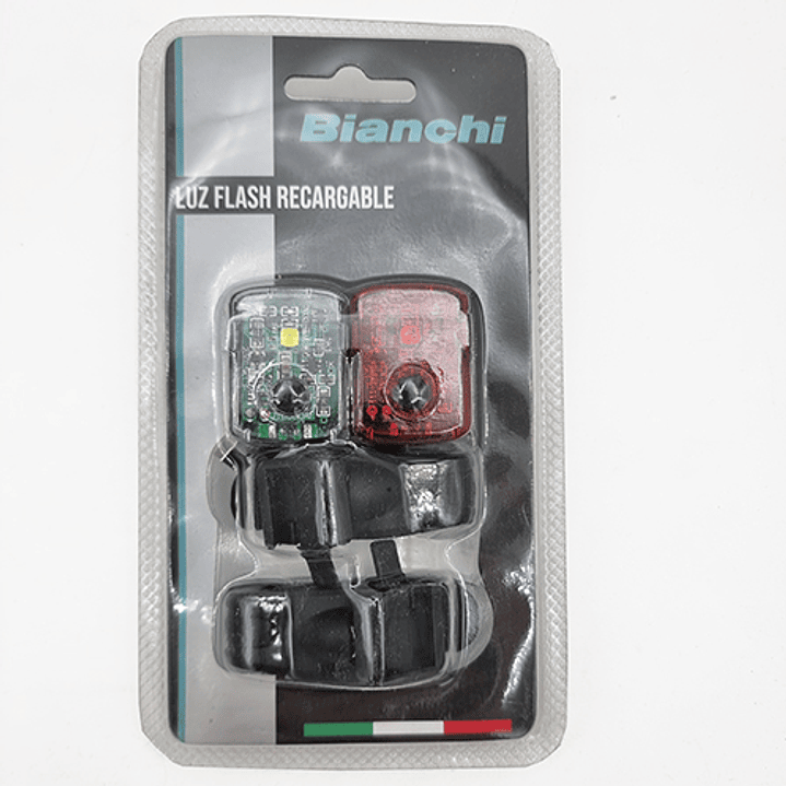 SET BIANCHI LUCES RECARGABLES USB 6080 BIANCHI