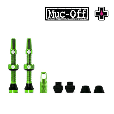 Muc-Off Tubeless Valve Kit 44mm/Green MUC-OFF