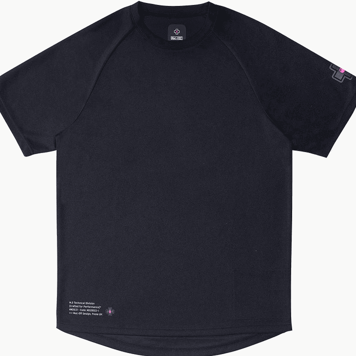 JERSEY MUC-OFF SHORT SLEEVE RIDERS BLACK T/XL (20362)