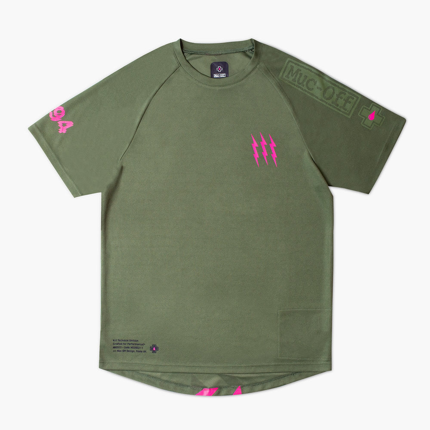 Muc-Off Short Sleeve Riders Jersey GREEN XL (20374)