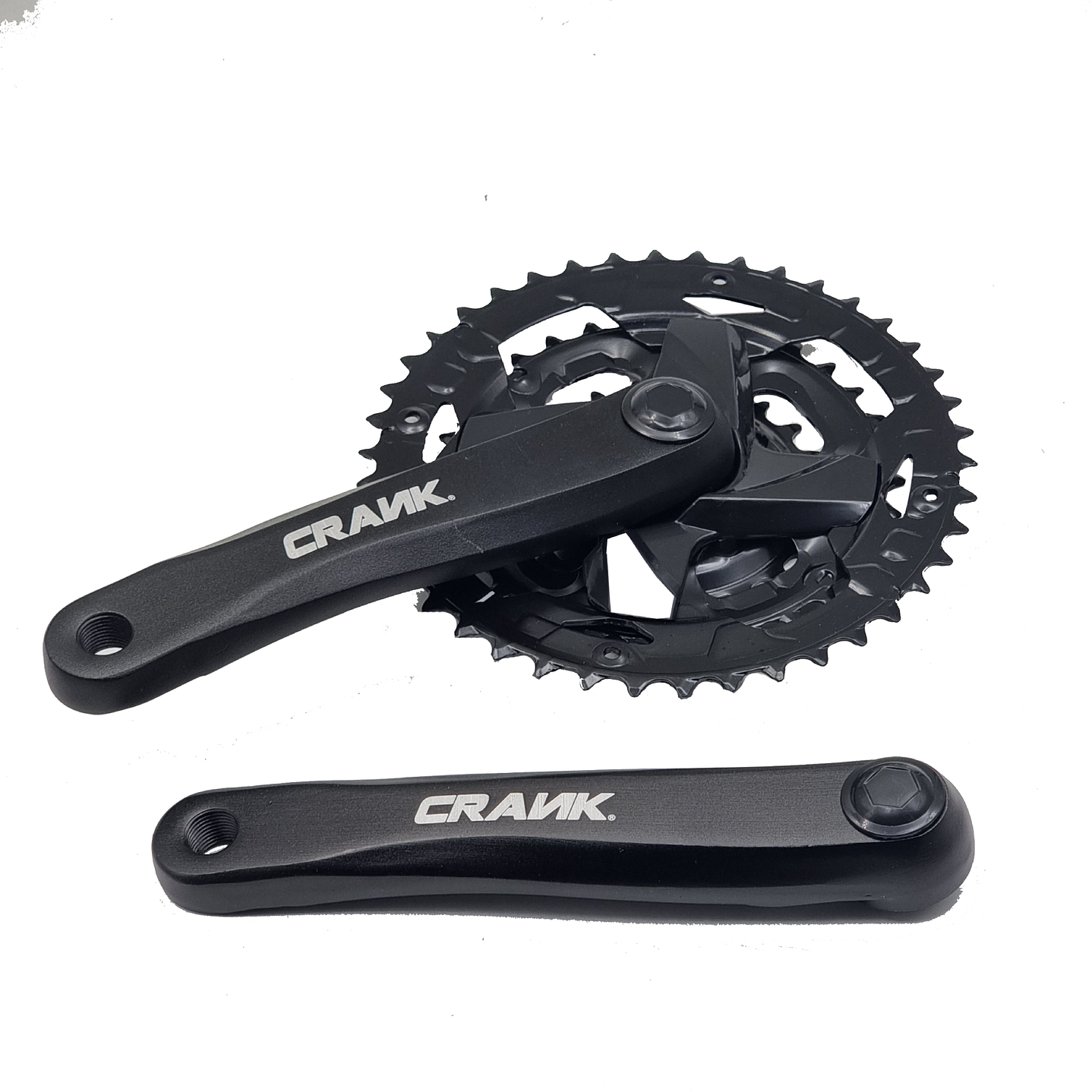 Volante Crank Mtb Aluminio Al 10-324 Sqs 22/32/42 X 170 Mm Negro