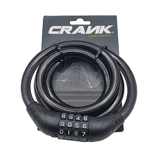 Candado Crank 422 12X1200 Negro C/Clave Intercamb Display