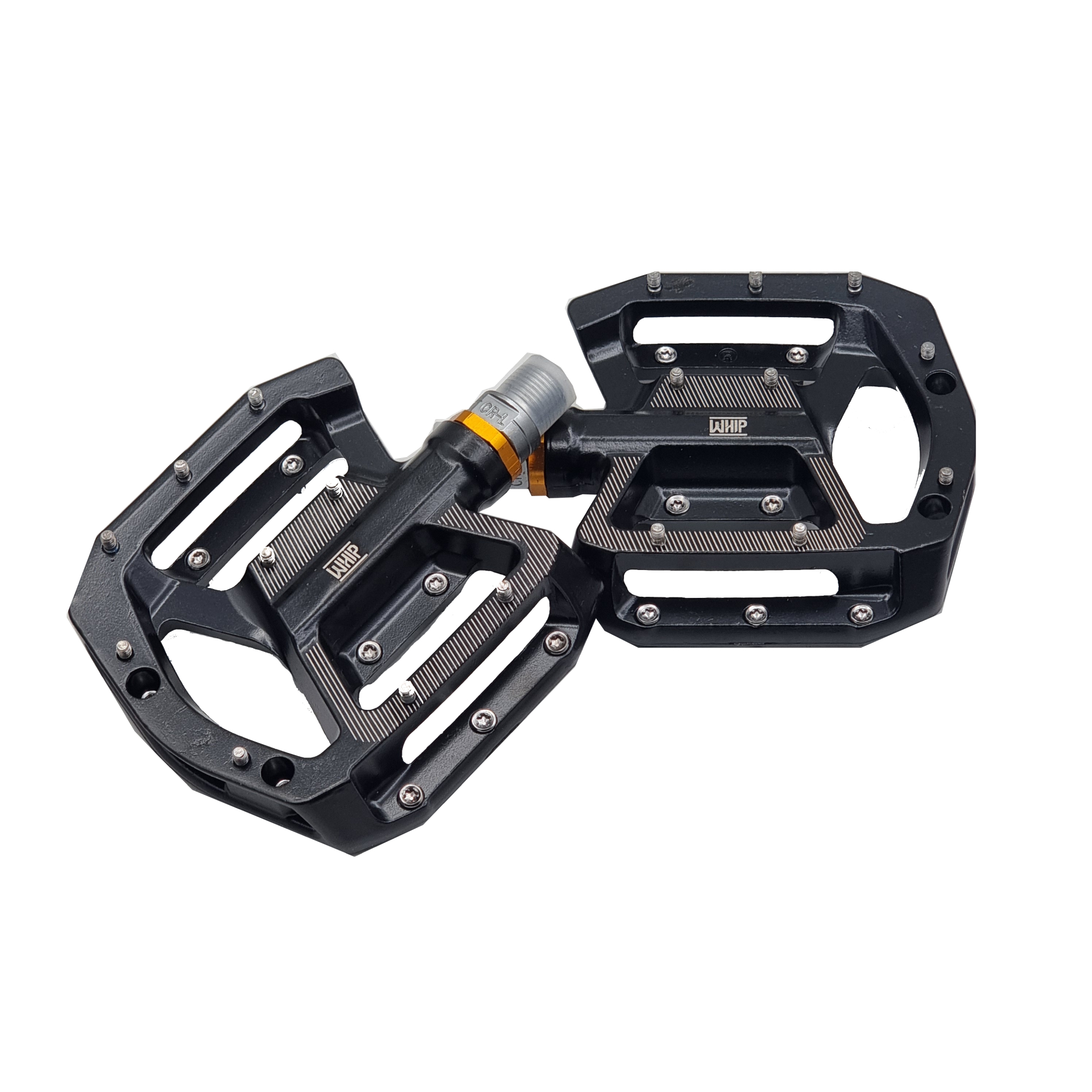 PEDAL WHIP M80 CNC ALUMINIO EJE CR-MO BLACK