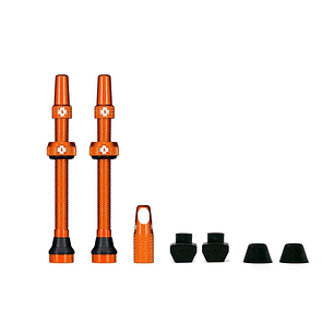 Muc-Off Tubeless Valve Kit 60mm/Orange MUC-OFF