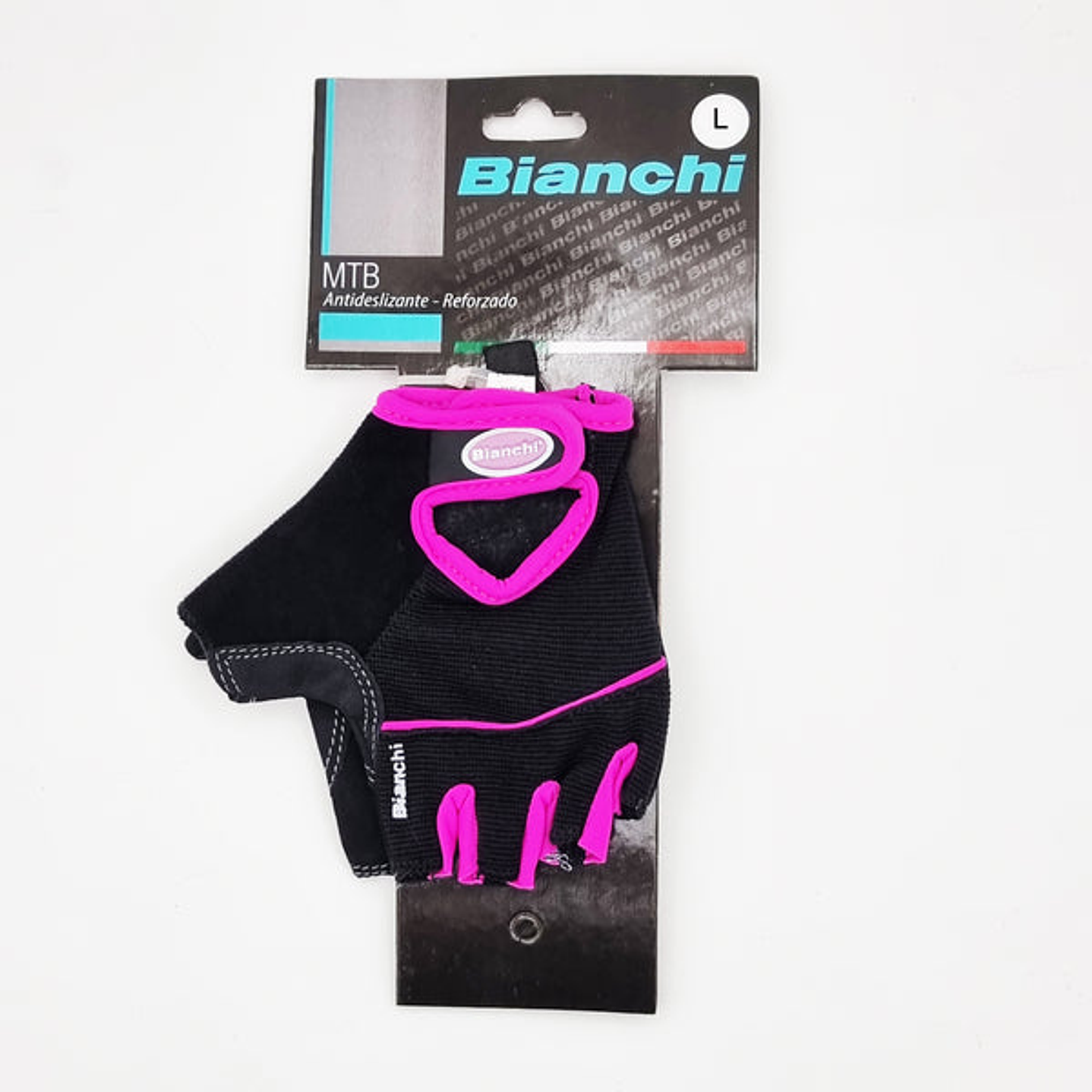 GUANTE BIANCHI MTB GEL DAMA NEGRO/MAGENTA T/L BIANCHI