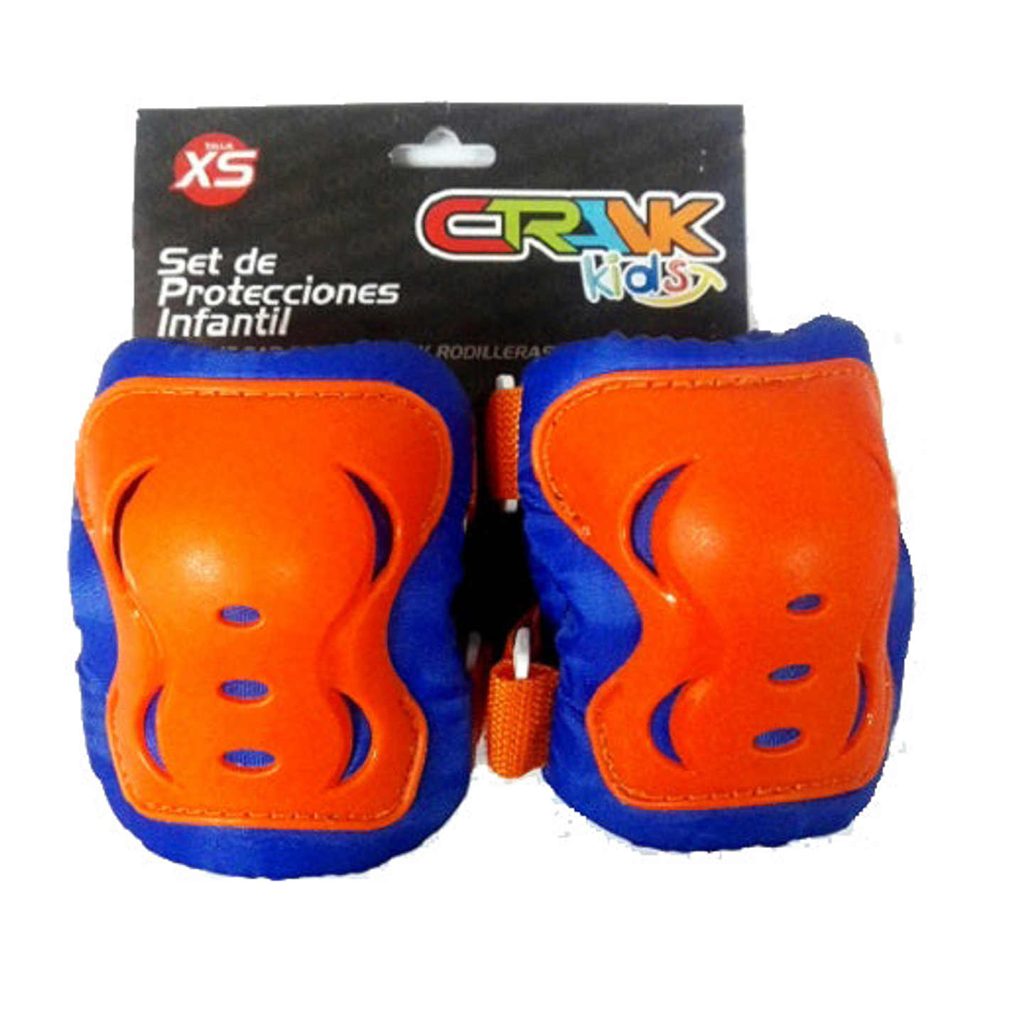 PROTECCIONES CRANK KID BOY ORANGE/BLUE CRANK