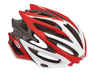 Casco Bell Volt Red White BELL