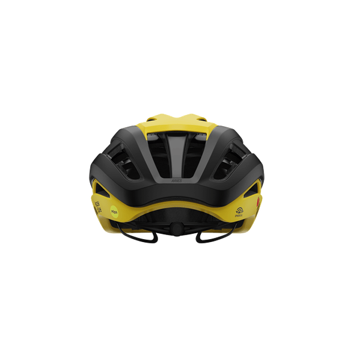 CASCO GIRO ARIES SPHERICAL TEAM VISMA BLACK/YELLOW T/M 3