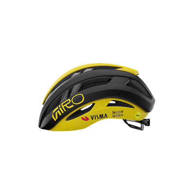 CASCO GIRO ARIES SPHERICAL TEAM VISMA BLACK/YELLOW T/L