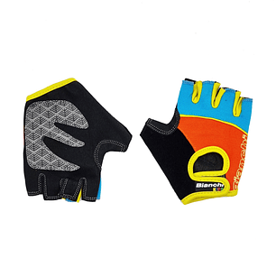 GUANTE BIANCHI NIÑO LIGHT BLUE/ORANGE T/10  24