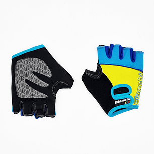 GUANTE BIANCHI NIÑO LIGHT BLUE/YELLOW T/10  24