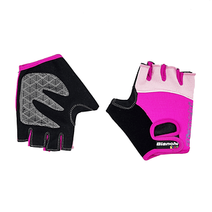 GUANTE BIANCHI NIÑA LIGHT PINK/MAGENTA T/10  