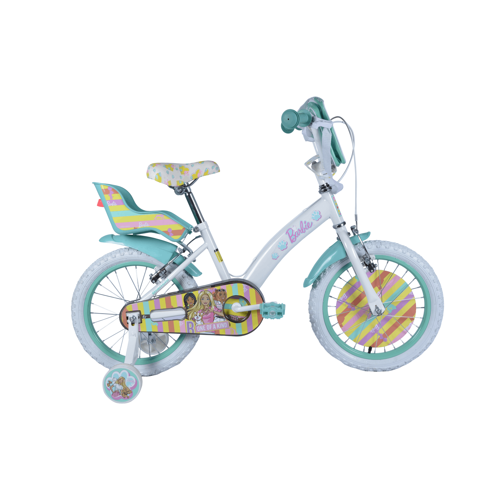 BICICLETA BARBIE 16 BLANCO