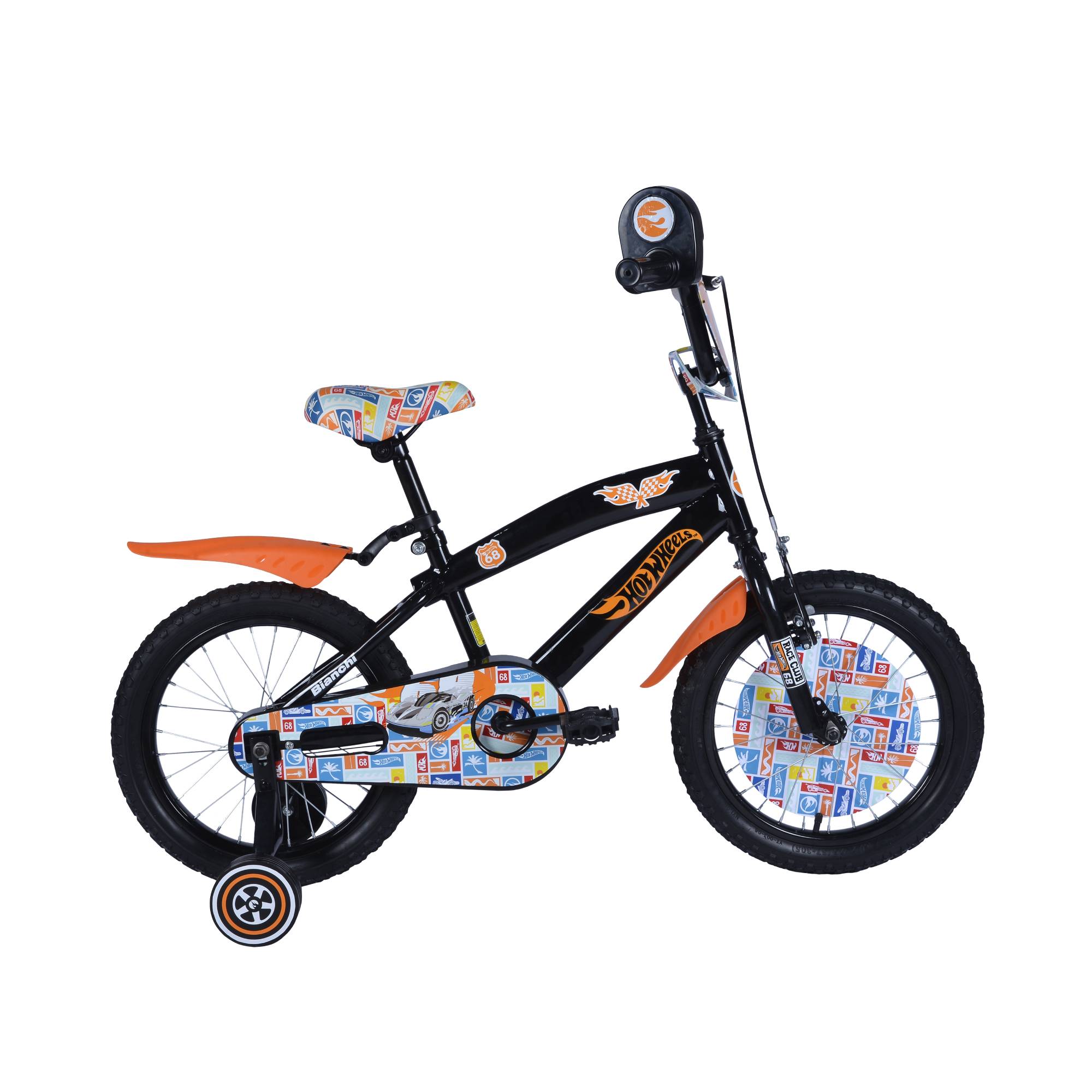 BICICLETA HOTWHEELS 16 NEGRO