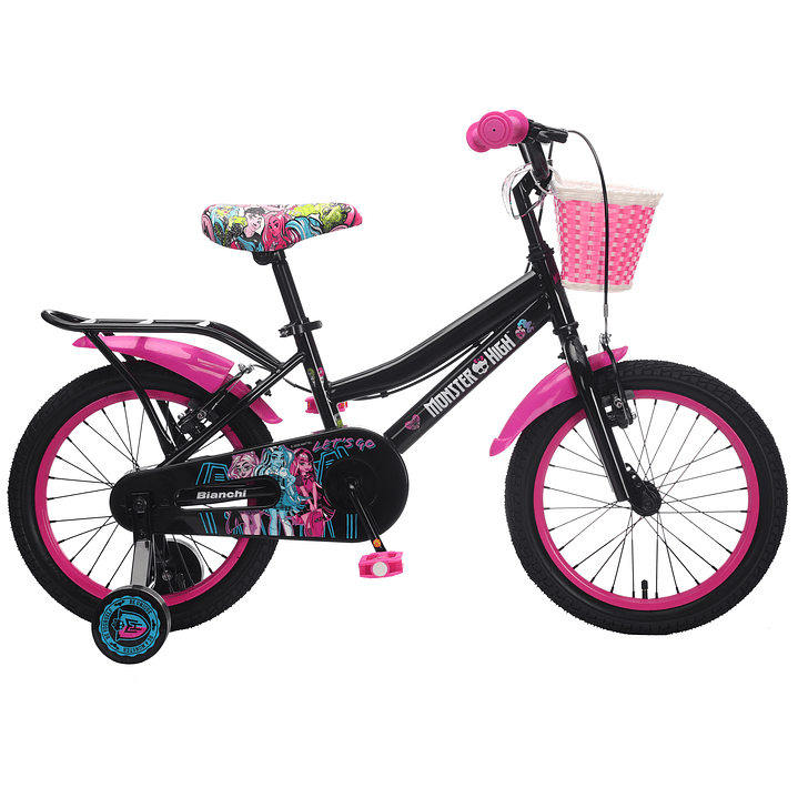 BICICLETA MONSTER HIGH 16 NEGRO 1