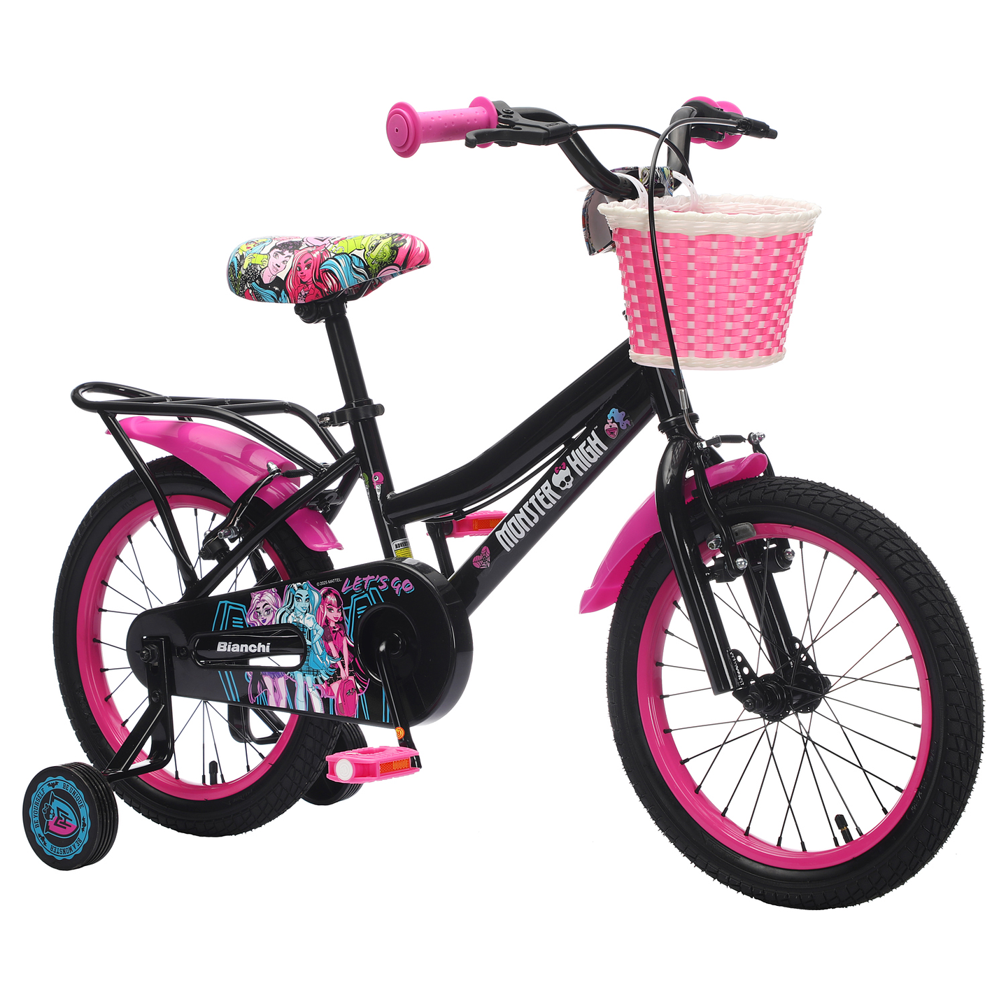 BICICLETA MONSTER HIGH 16 NEGRO 2