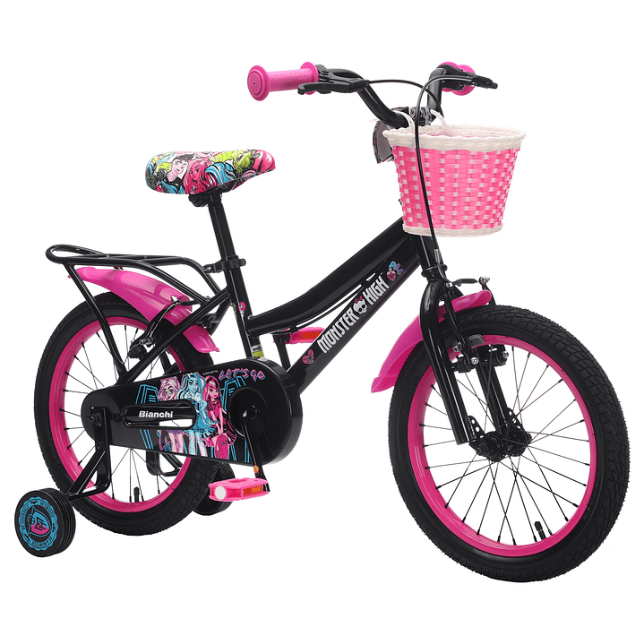 BICICLETA MONSTER HIGH 16 NEGRO 2
