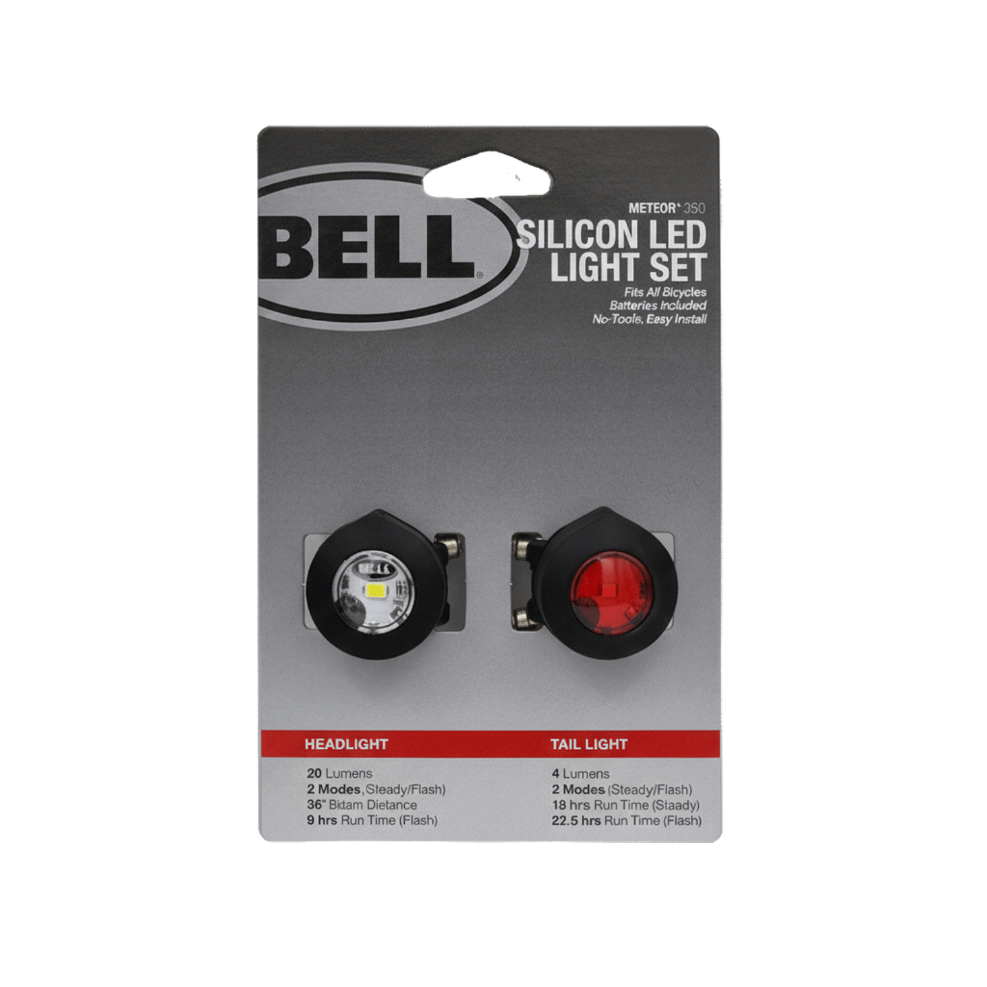 Set Flash Bell Wo Front/Rear Led BELL