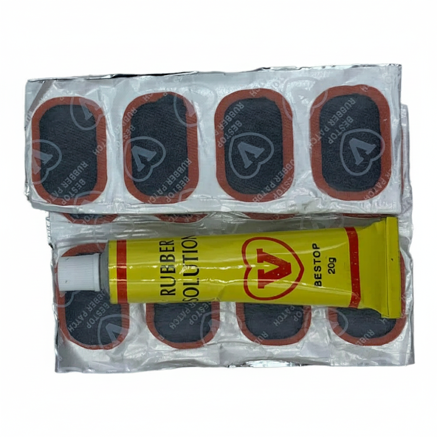 SET DE PARCHES 54X32MM 24 PCS MAS PEGAMENTO 20CC 2