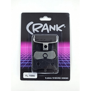 PASTILLA DE FRENO CRANK HAYES DOMINION COMPUESTO SEMI METALLICO