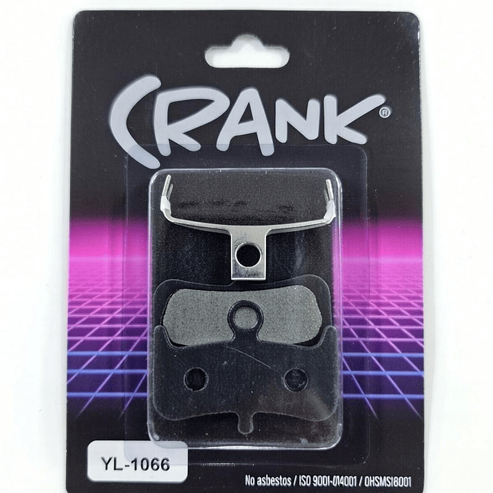 PASTILLA DE FRENO CRANK HAYES DOMINION COMPUESTO SEMI METALLICO