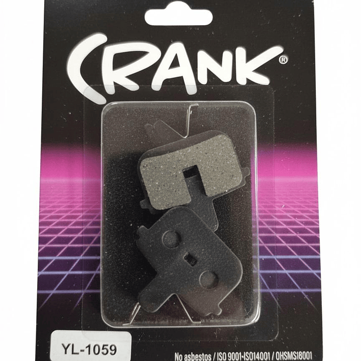 PASTILLA DE FRENO CRANK BICICLETAS BIANCHI COMPUESTO SEMI METALICO