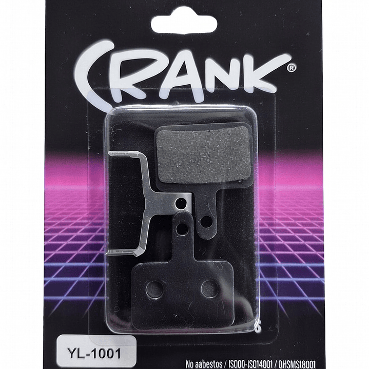 PASTILLA DE FRENO CRANK SHIMANO/TEKTRO COMPUESTO SEMI METALICO