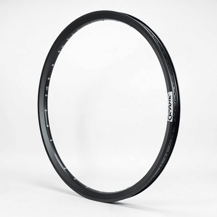 LLANTA CRANK ARO 29 36H OJETILLOS VALVULA AUTO NEGRO 2