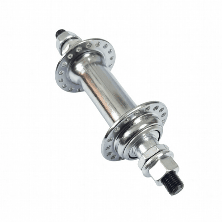 MAZA DELANTERA ACERO EJE TUERCA 36H 3/8X140MM 1