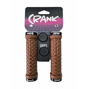 PUÑO CRANK LOCK ON 130MM BROWN