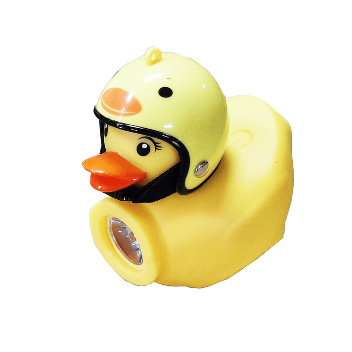 FOCO PATITO DE GOMA RECARGABLE 150 LUMENES CON BOCINA 2