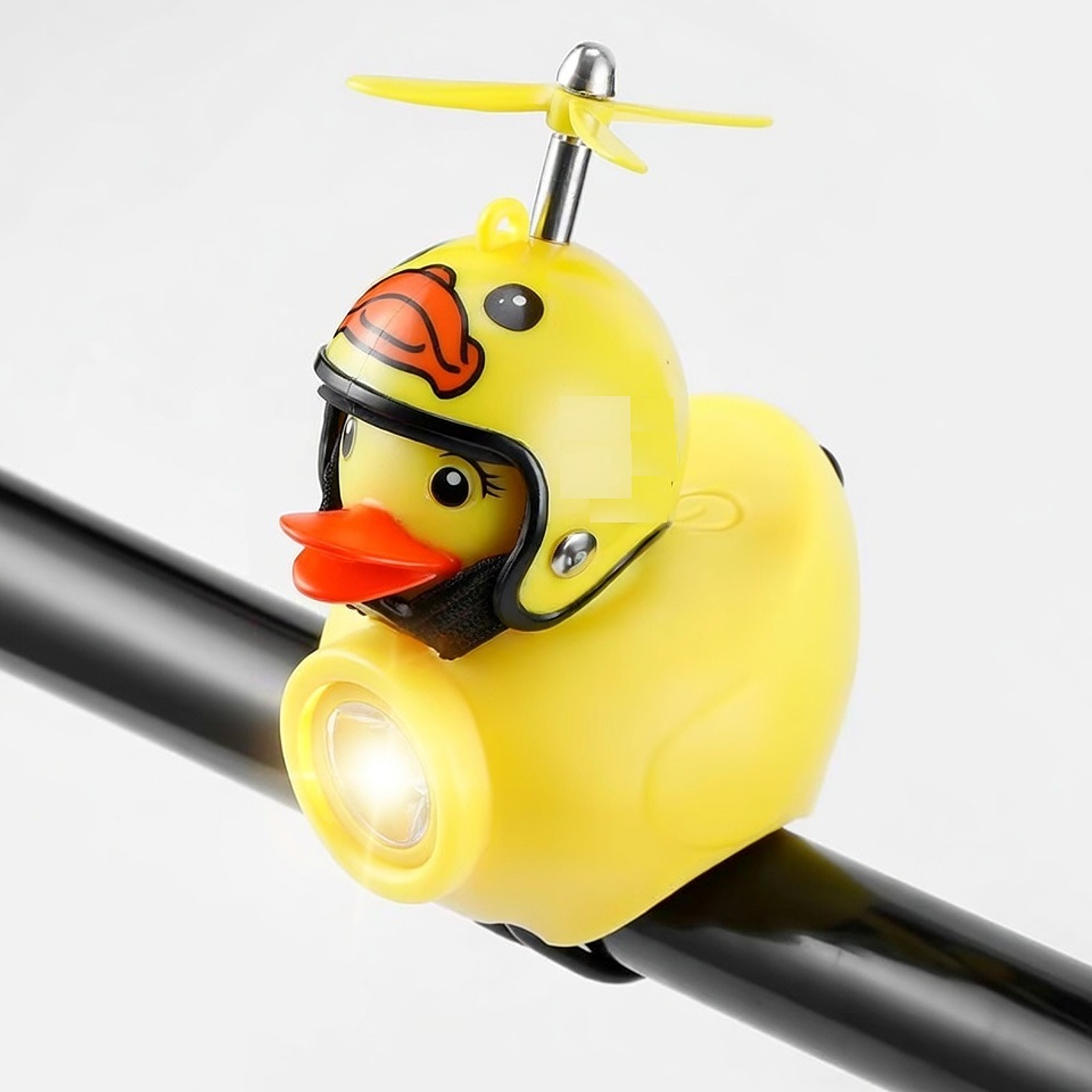 FOCO PATITO DE GOMA RECARGABLE 150 LUMENES CON BOCINA 1