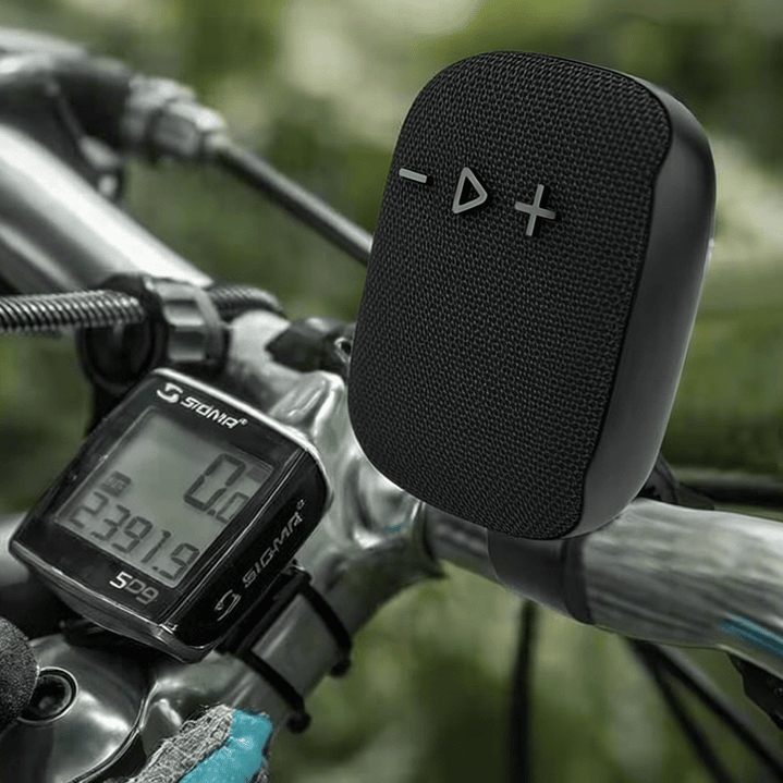 PARLANTE BLUETOOTH RECARGABLE ANCLAJE MANUBRIO 2