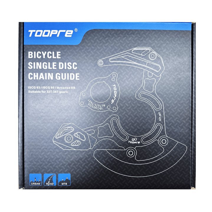 GUIA CADENA ANCLAJE ISCG03/05 ALUMINIO CON PROTECTOR DH ENDURO 5