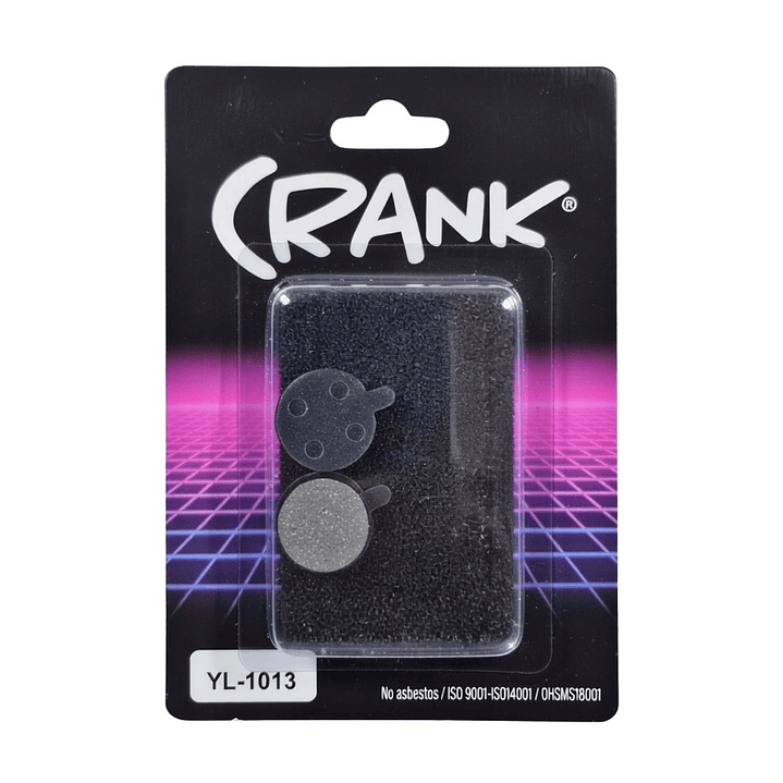 PASTILLA DE FRENO CRANK ZOOM COMPUESTO SEMI METALICO