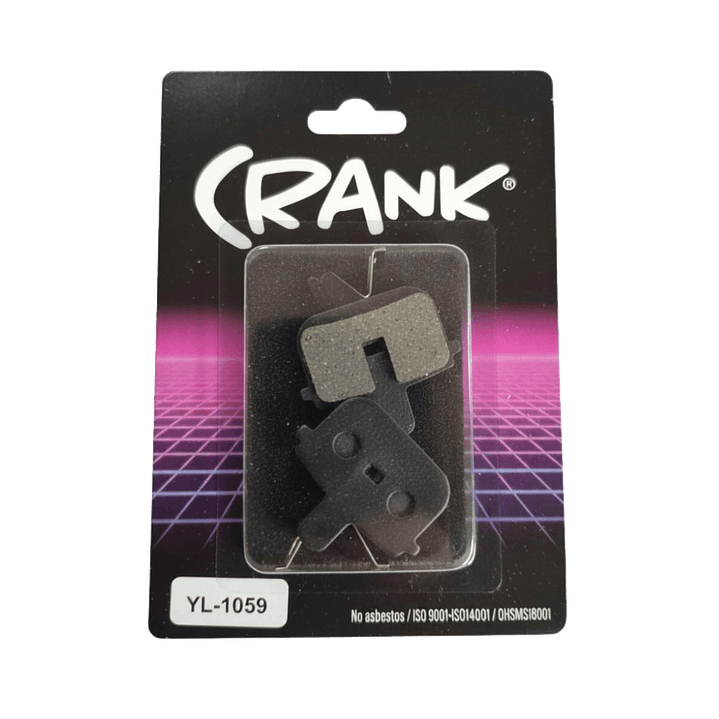 PASTILLA DE FRENO CRANK BICICLETAS BIANCHI COMPUESTO SEMI METALICO