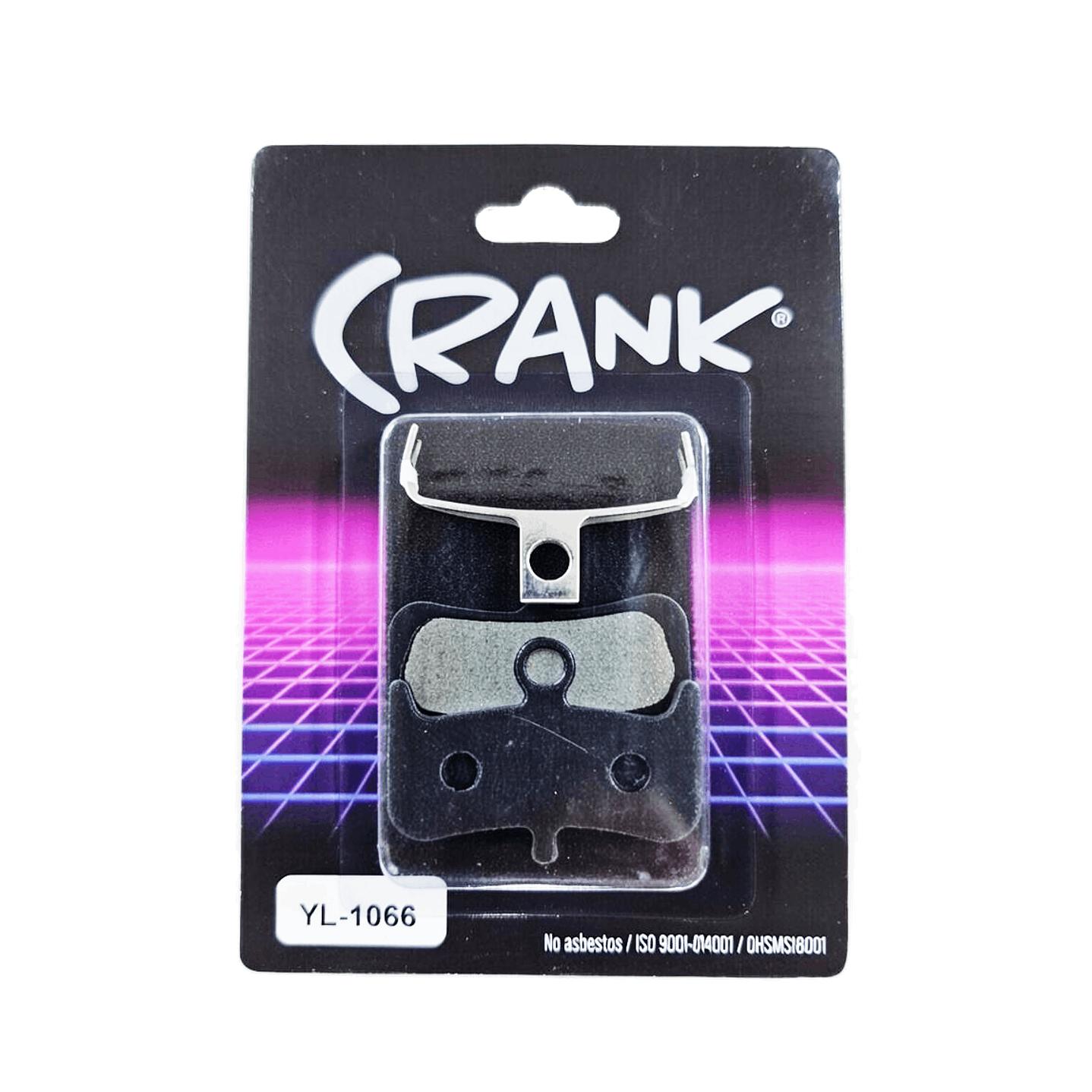 PASTILLA DE FRENO CRANK HAYES DOMINION COMPUESTO SEMI METALLICO