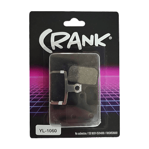 PASTILLA DE FRENO CRANK LEVEL T COMPUESTO SEMI METALICO