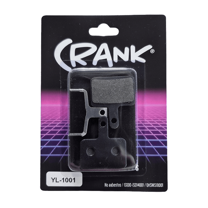 PASTILLA DE FRENO CRANK SHIMANO/TEKTRO COMPUESTO SEMI METALICO