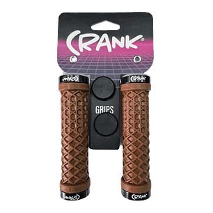 PUÑO CRANK LOCK ON 130MM BROWN