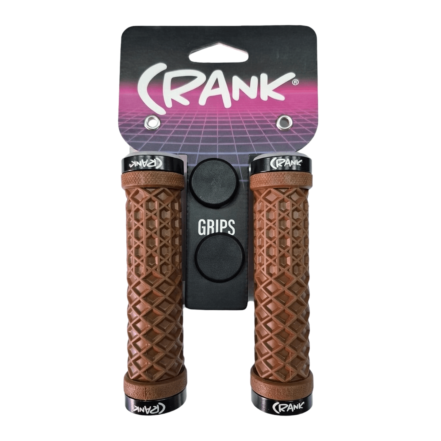 PUÑO CRANK LOCK ON 130MM BROWN
