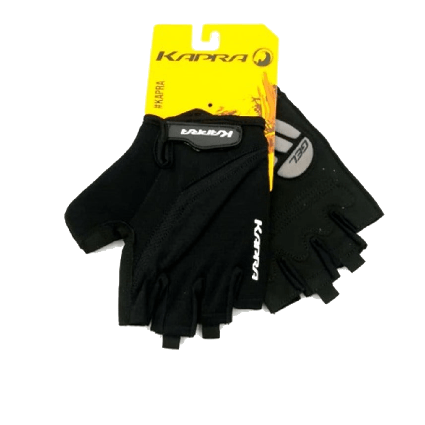 GUANTE KAPRA LOGO BLACK/YELLOW T/S KAPRA
