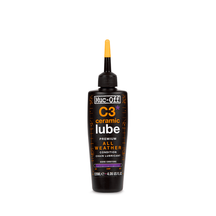 LUBRICANTE MUC-OFF C3 CERAMICO ALL WEATHER (TODA TEMPORADA) 120ML (21467)