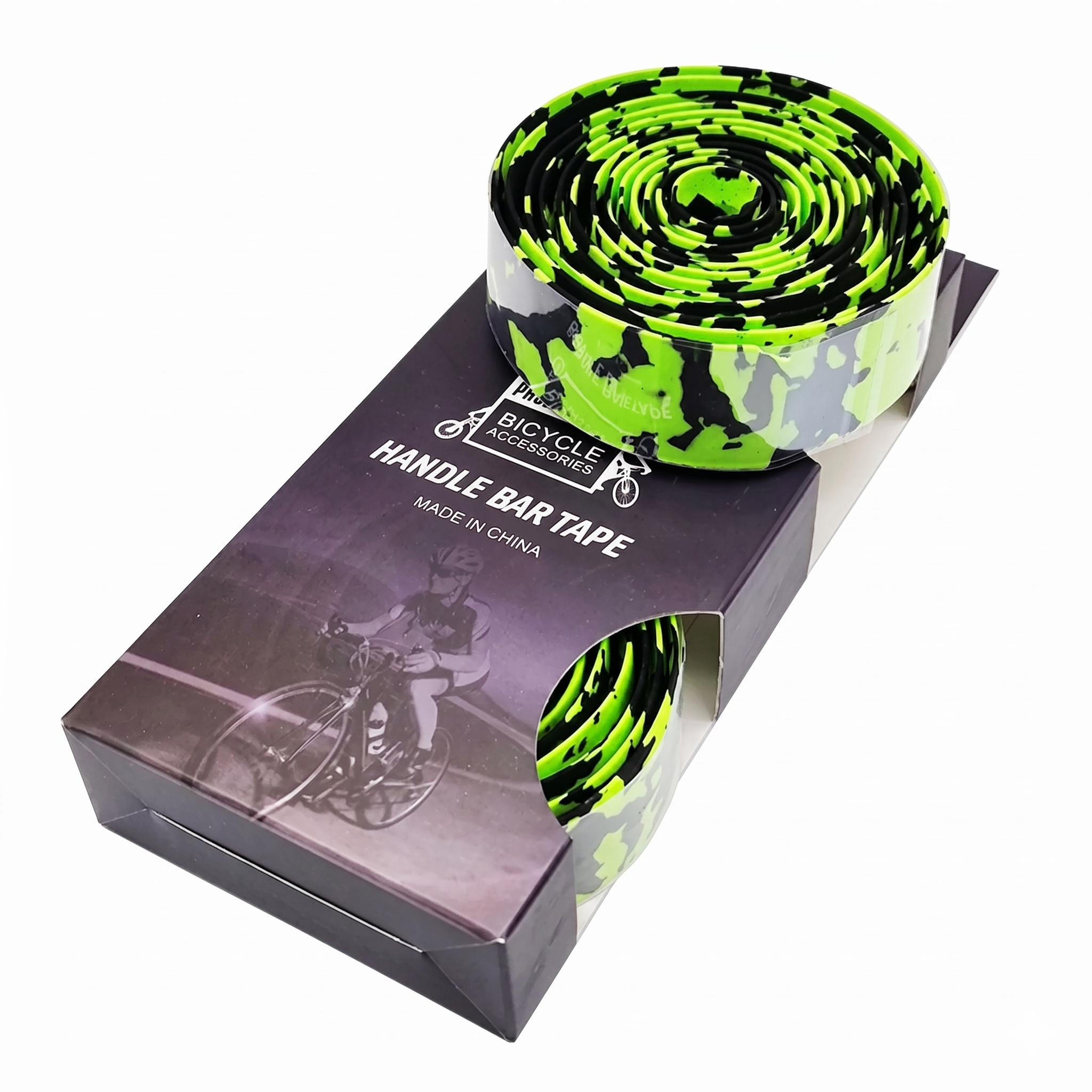CINTA DE MANUBRIO SZ-T15 COLOR GREEN/BLACK KAPRA