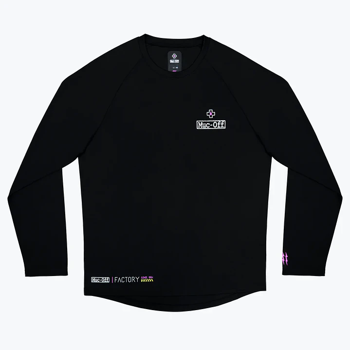 JERSEY MANGA LARGA RIDERS FACTORY MUC-OFF NEGRO T/L (21499) 1