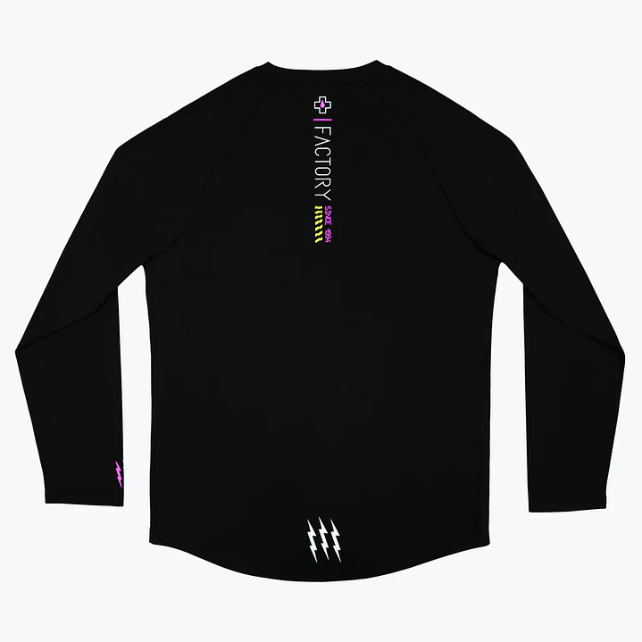 JERSEY MANGA LARGA RIDERS FACTORY MUC-OFF NEGRO T/L (21499) 2