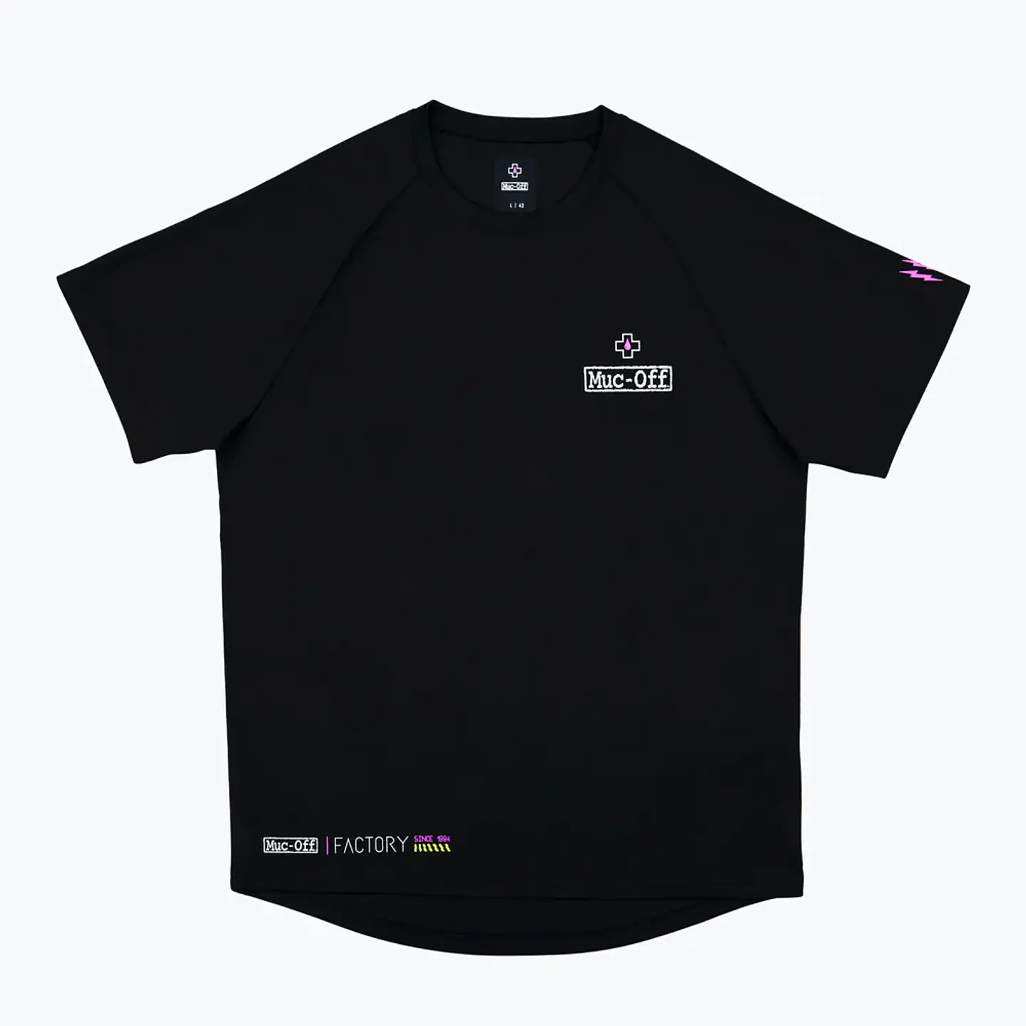 JERSEY MANGA CORTA RIDERS FACTORY MUC-OFF NEGRO T/XL (21494) 1