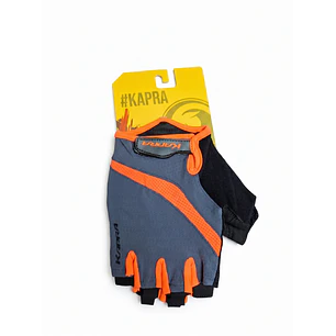 GUANTE KAPRA DEDO CORTO GREY/ORANGE T/XL KAPRA